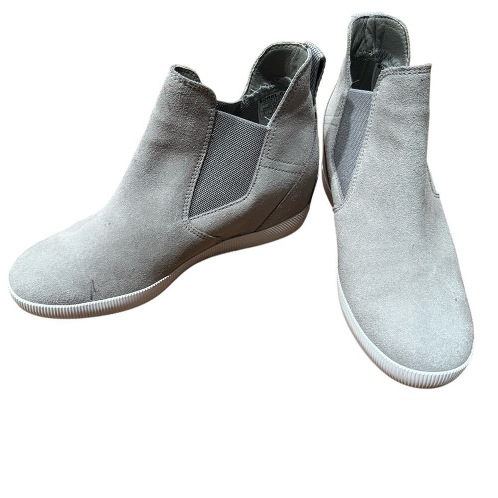 Sorel Women's Gray Ankle Booties size 9 EUC